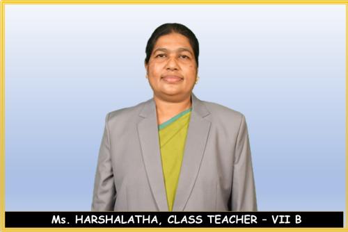 Ms.-HARSHALATHA-CLASS-TEACHER-–-VII-B