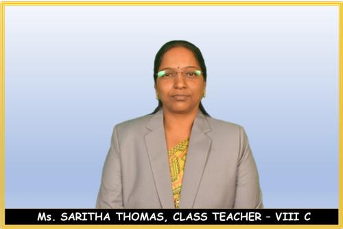 Ms.-SARITHA-THOMAS-CLASS-TEACHER-–-VIII-C